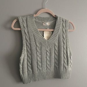 Altar’d State cropped knit sweater vest